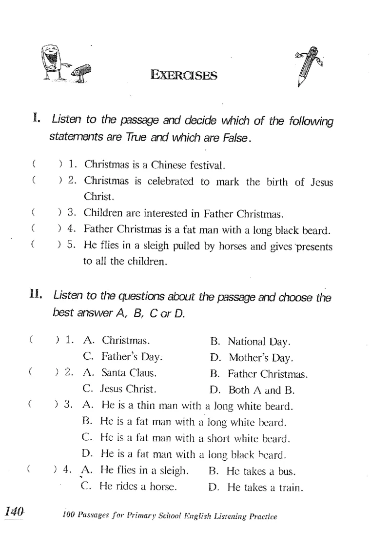 小学英语听力训练100篇_北京小升初全套文件_英语_赠送小学英语听力训练100篇