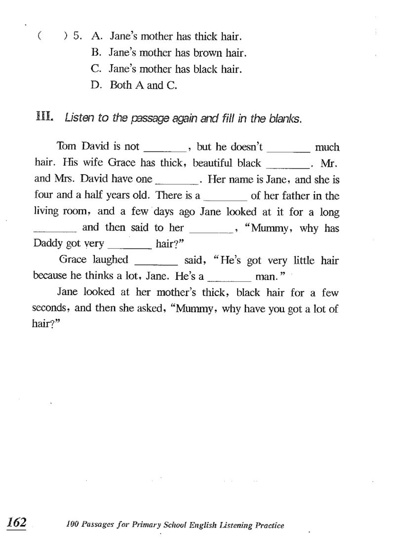 小学英语听力训练100篇_北京小升初全套文件_英语_赠送小学英语听力训练100篇