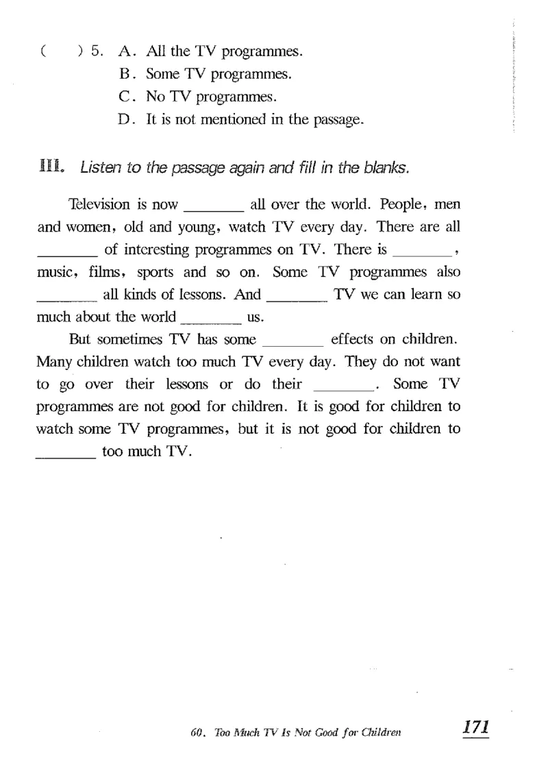 小学英语听力训练100篇_北京小升初全套文件_英语_赠送小学英语听力训练100篇