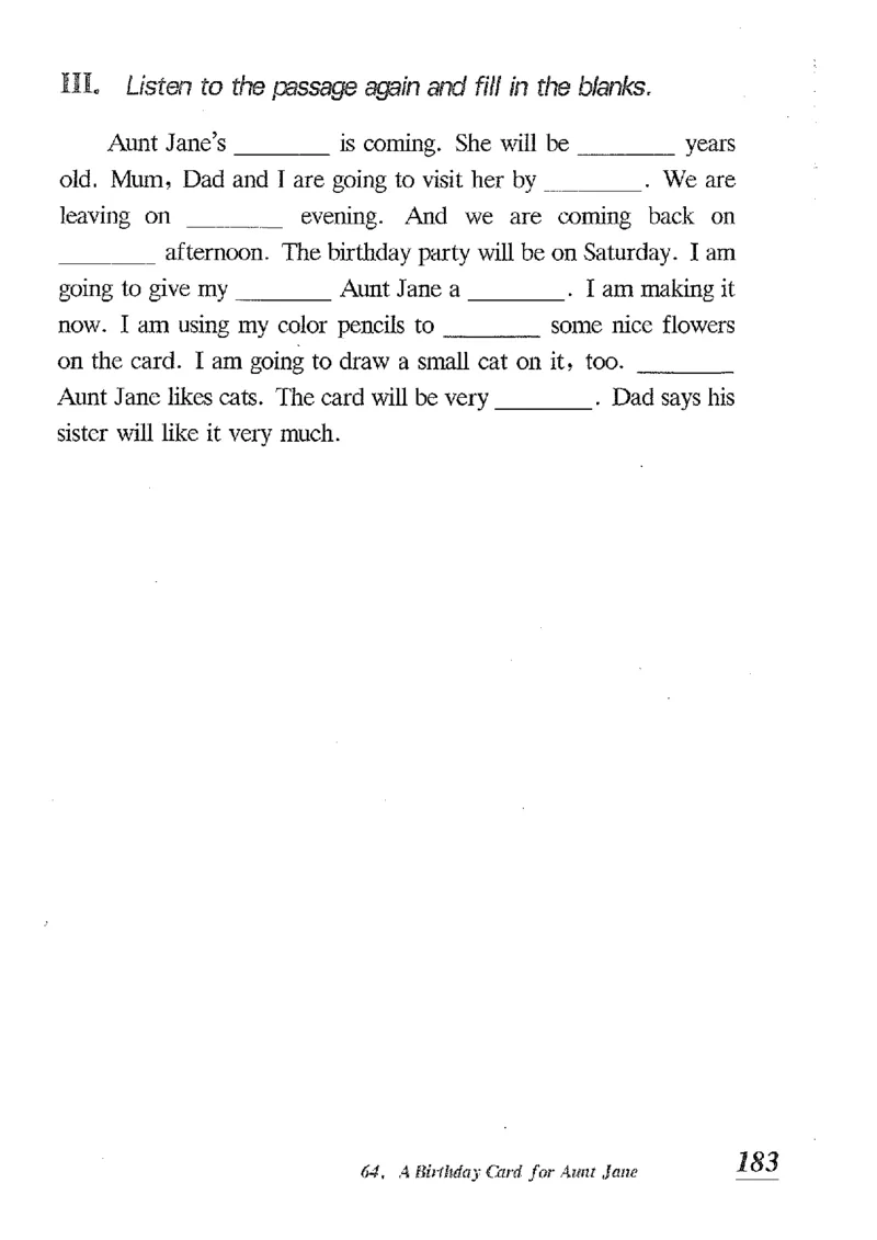 小学英语听力训练100篇_北京小升初全套文件_英语_赠送小学英语听力训练100篇