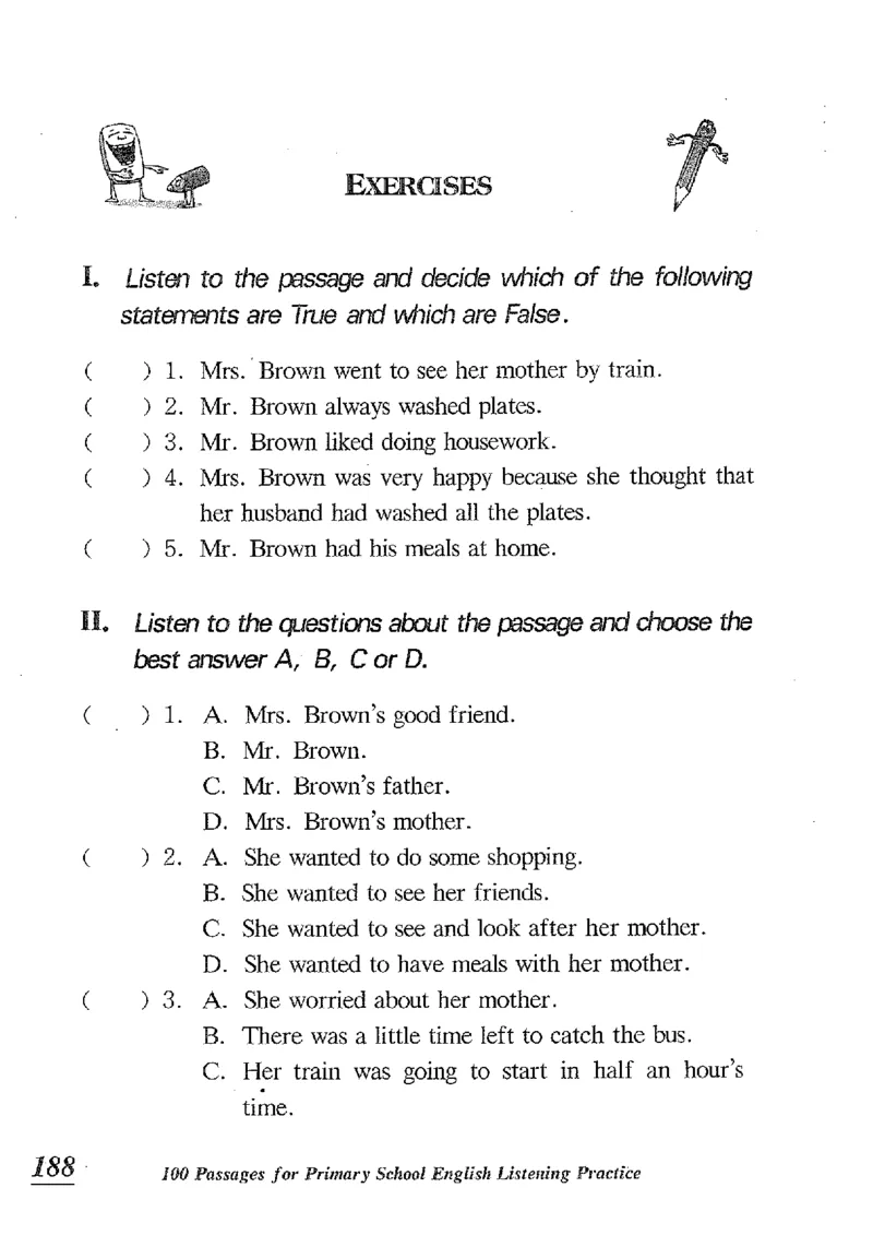 小学英语听力训练100篇_北京小升初全套文件_英语_赠送小学英语听力训练100篇