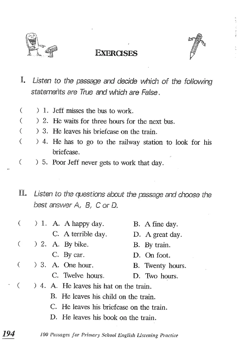 小学英语听力训练100篇_北京小升初全套文件_英语_赠送小学英语听力训练100篇