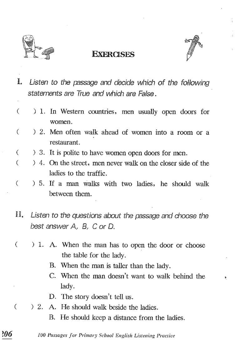 小学英语听力训练100篇_北京小升初全套文件_英语_赠送小学英语听力训练100篇