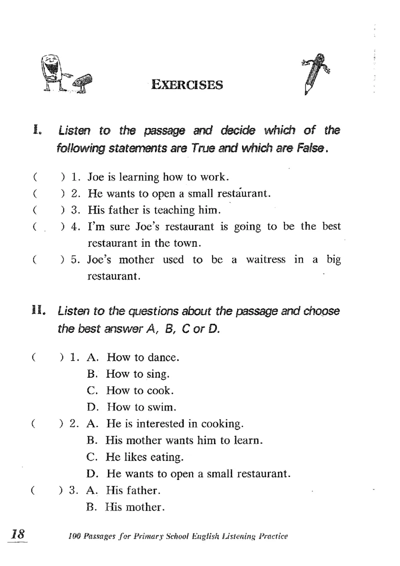 小学英语听力训练100篇_北京小升初全套文件_英语_赠送小学英语听力训练100篇