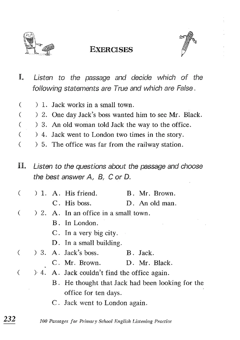 小学英语听力训练100篇_北京小升初全套文件_英语_赠送小学英语听力训练100篇