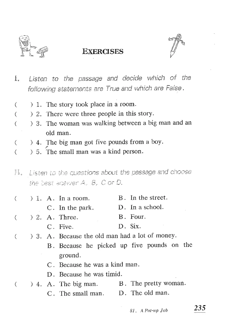 小学英语听力训练100篇_北京小升初全套文件_英语_赠送小学英语听力训练100篇