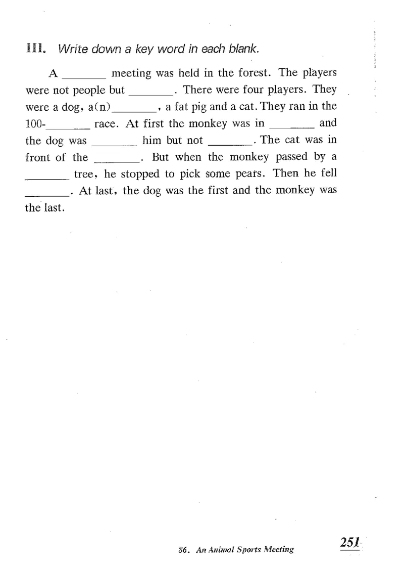 小学英语听力训练100篇_北京小升初全套文件_英语_赠送小学英语听力训练100篇