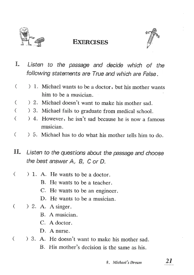 小学英语听力训练100篇_北京小升初全套文件_英语_赠送小学英语听力训练100篇