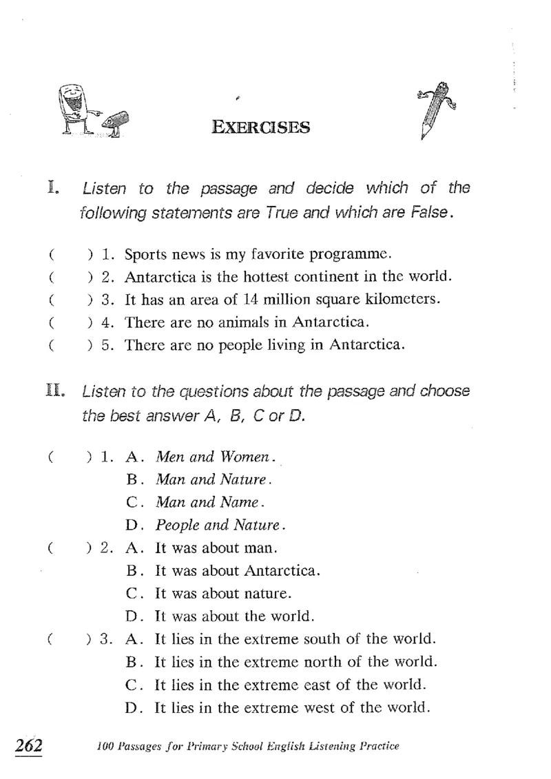 小学英语听力训练100篇_北京小升初全套文件_英语_赠送小学英语听力训练100篇