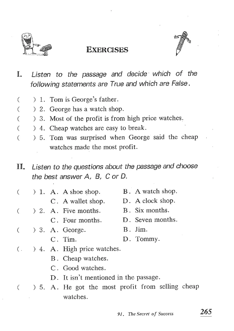 小学英语听力训练100篇_北京小升初全套文件_英语_赠送小学英语听力训练100篇