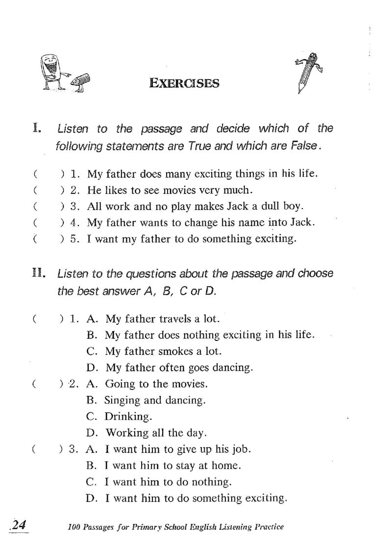 小学英语听力训练100篇_北京小升初全套文件_英语_赠送小学英语听力训练100篇