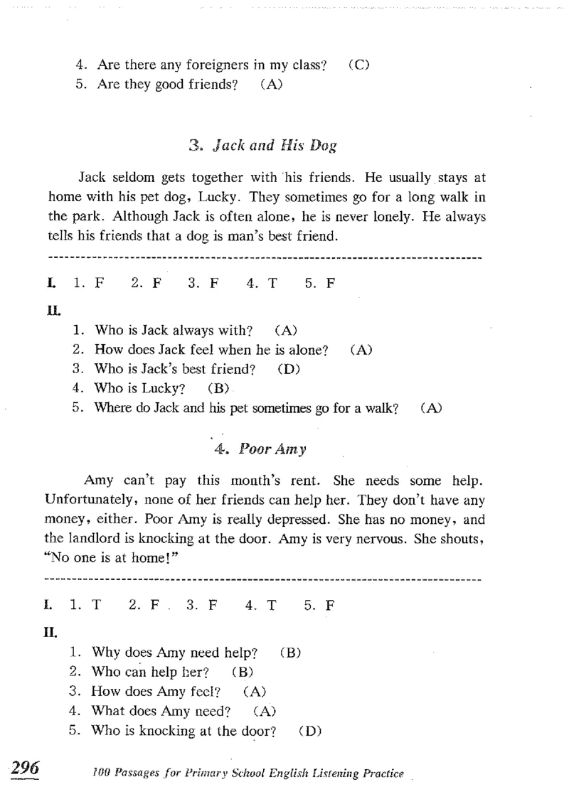 小学英语听力训练100篇_北京小升初全套文件_英语_赠送小学英语听力训练100篇