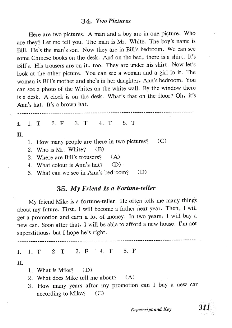 小学英语听力训练100篇_北京小升初全套文件_英语_赠送小学英语听力训练100篇