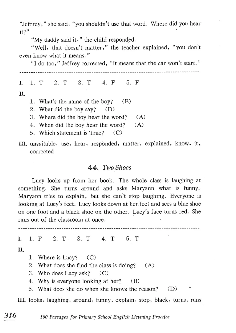 小学英语听力训练100篇_北京小升初全套文件_英语_赠送小学英语听力训练100篇