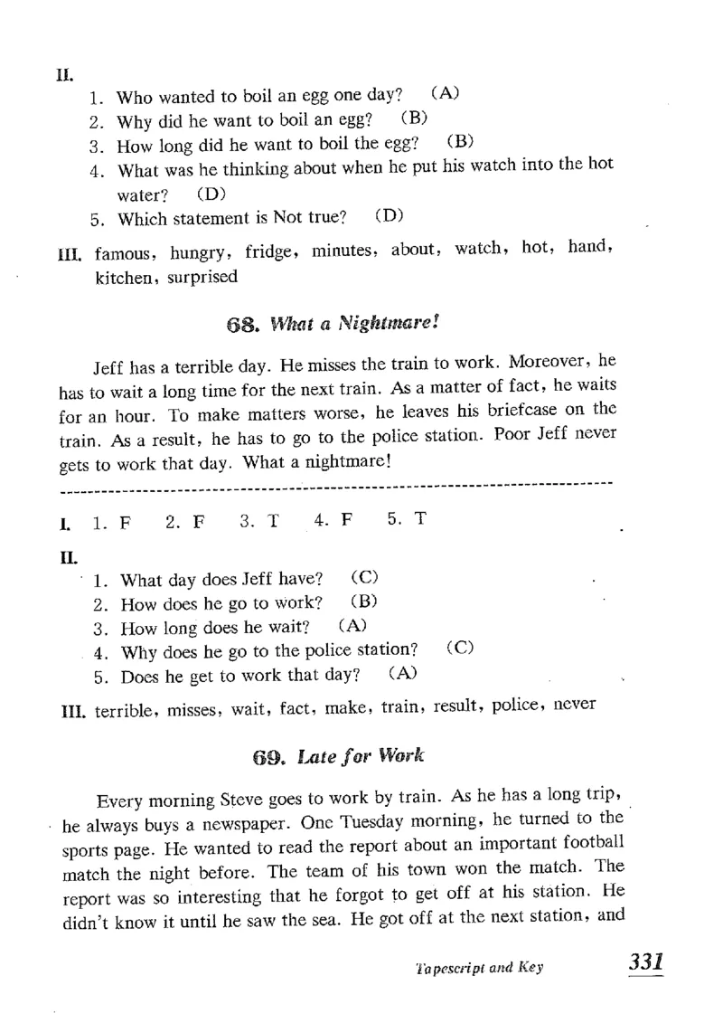 小学英语听力训练100篇_北京小升初全套文件_英语_赠送小学英语听力训练100篇