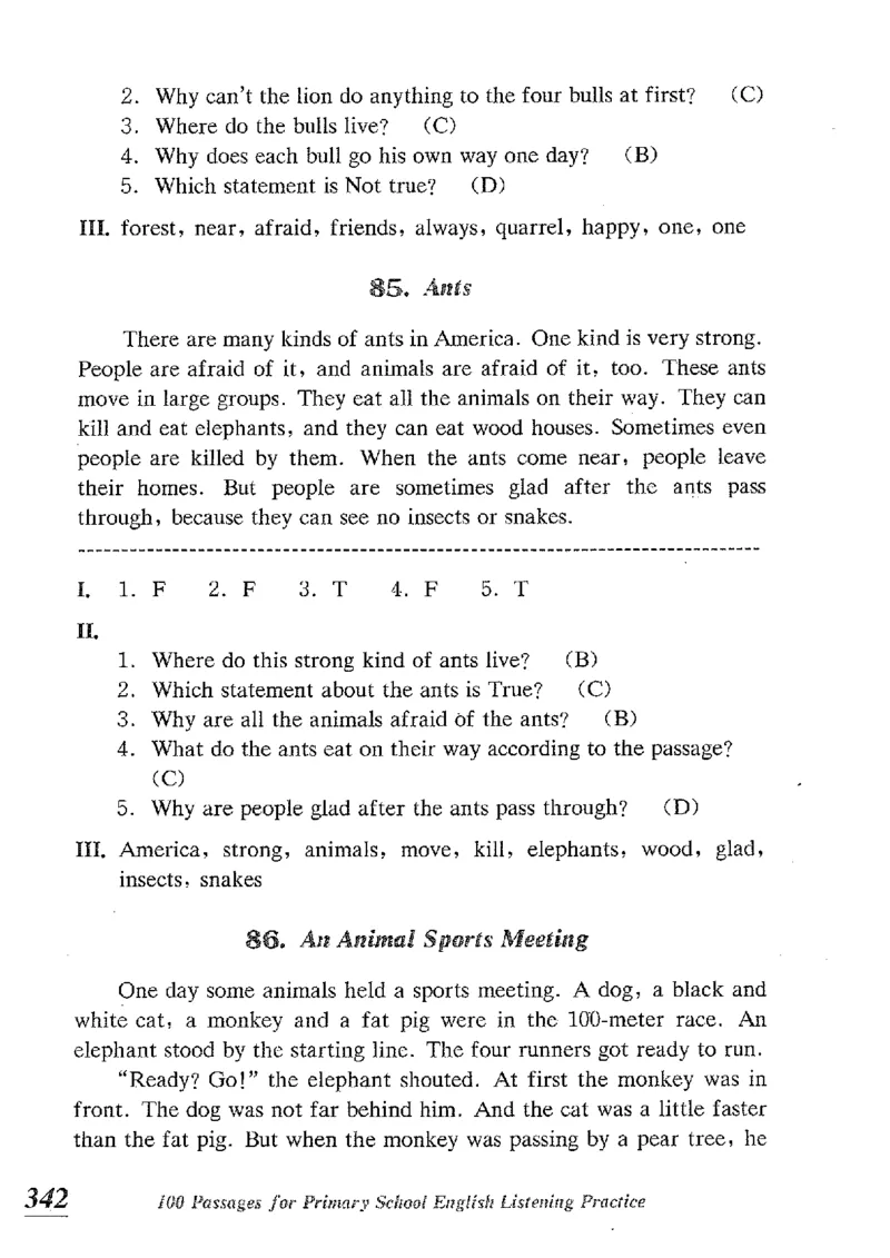 小学英语听力训练100篇_北京小升初全套文件_英语_赠送小学英语听力训练100篇