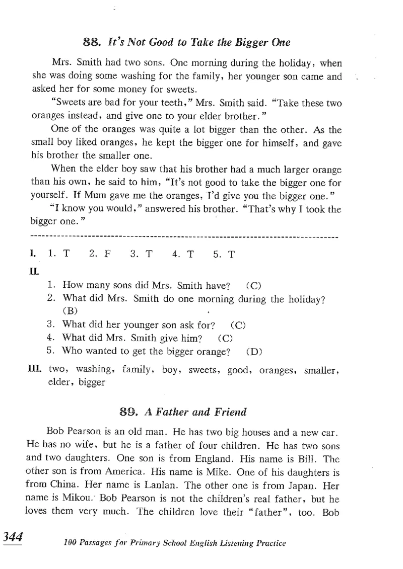 小学英语听力训练100篇_北京小升初全套文件_英语_赠送小学英语听力训练100篇