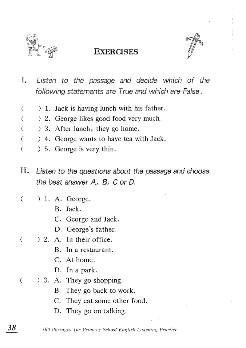 小学英语听力训练100篇_北京小升初全套文件_英语_赠送小学英语听力训练100篇