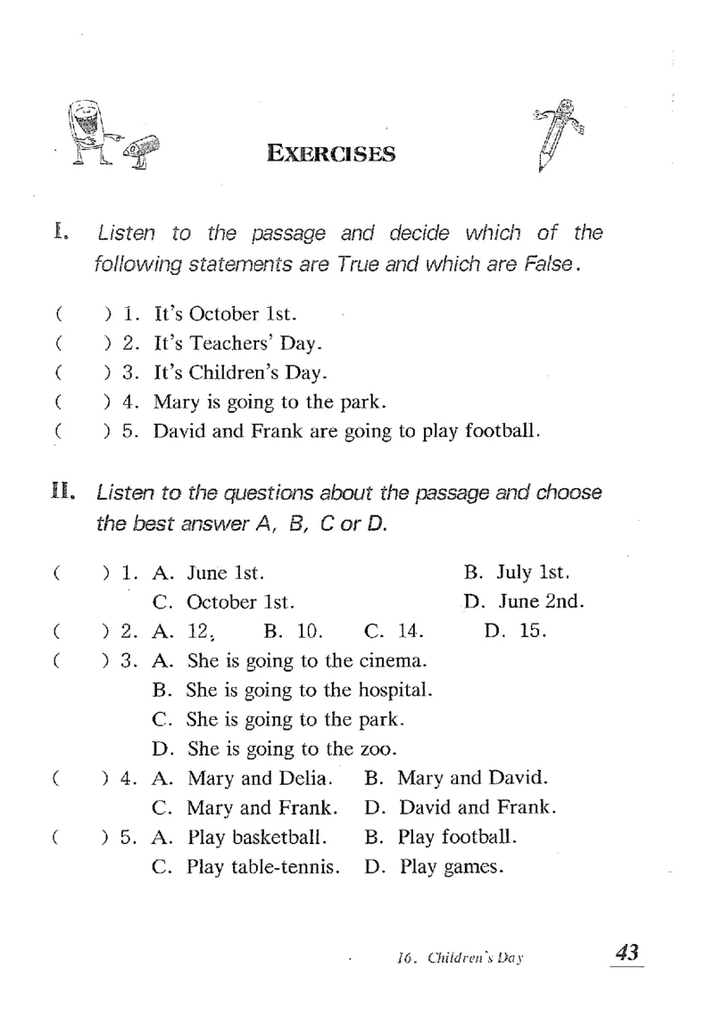 小学英语听力训练100篇_北京小升初全套文件_英语_赠送小学英语听力训练100篇