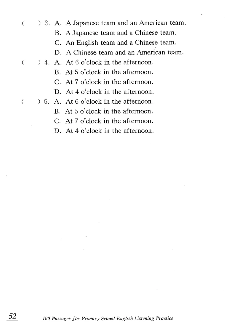 小学英语听力训练100篇_北京小升初全套文件_英语_赠送小学英语听力训练100篇