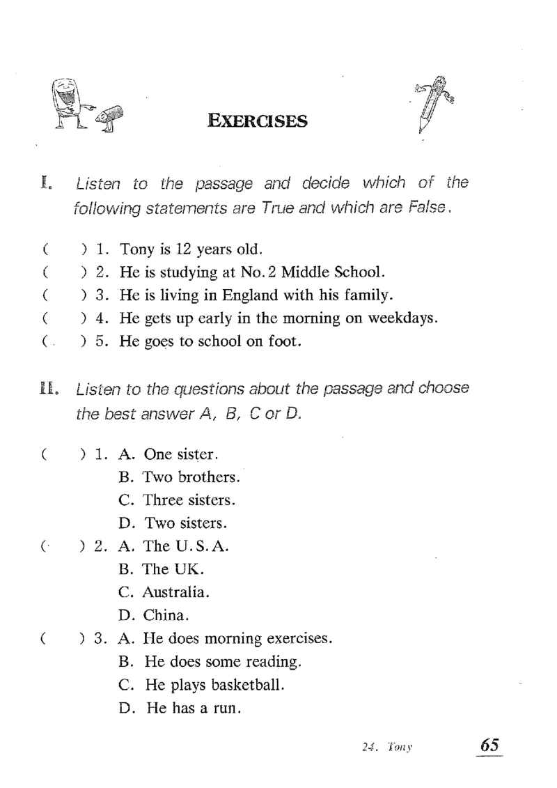 小学英语听力训练100篇_北京小升初全套文件_英语_赠送小学英语听力训练100篇