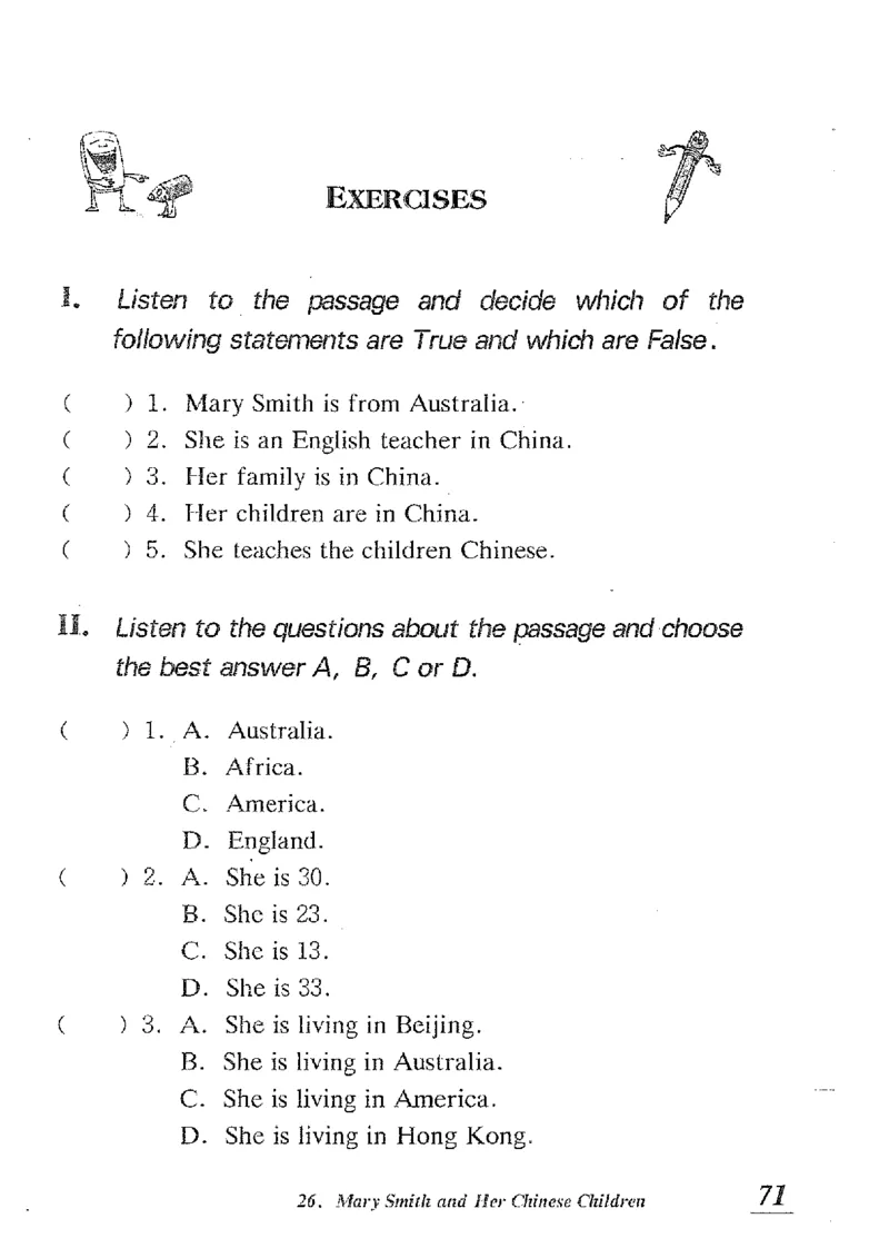 小学英语听力训练100篇_北京小升初全套文件_英语_赠送小学英语听力训练100篇