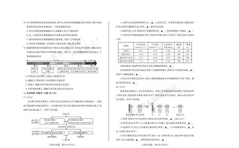 生物试题运城市2025&mdash;2026学年第一学期期末调研测试高三生物学_未命名_全国高考模拟卷_2026年2月_260203山西省运城市2025-2026学年高三上学期期末调研（全科）