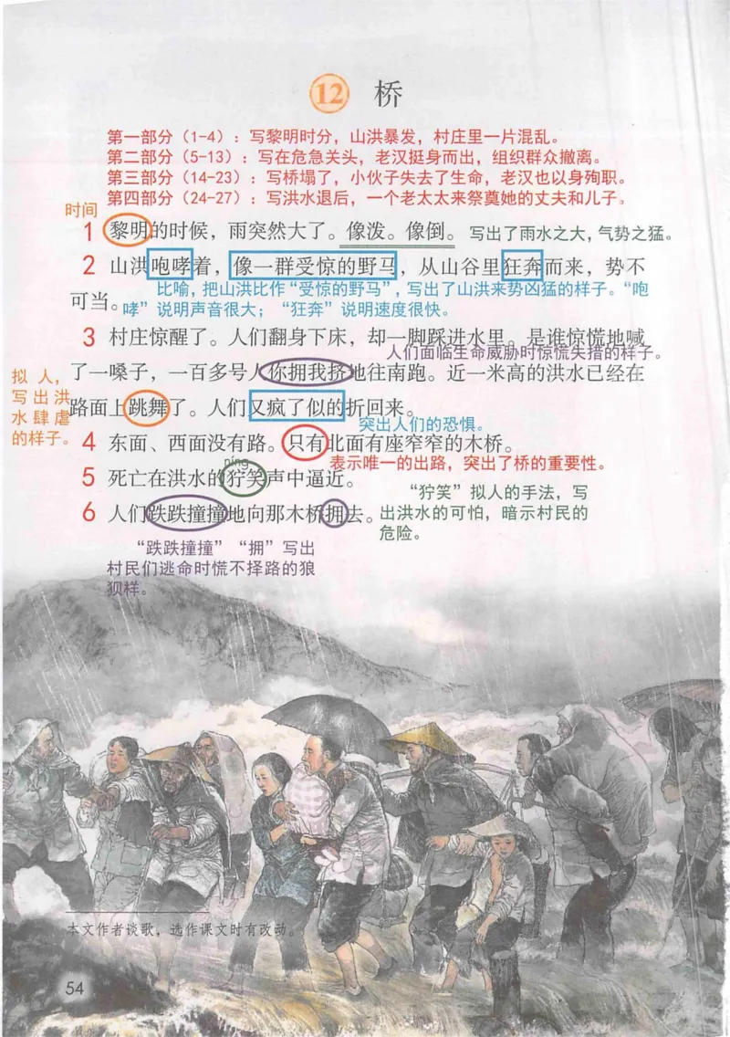 6年级上册_25秋1-6年级语文《课堂笔记》_1-6上册