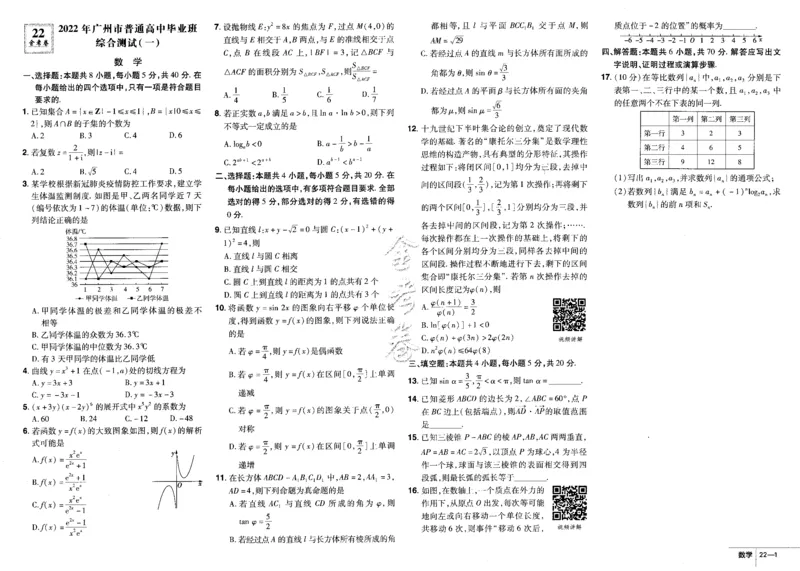 新高考数学金考卷《2023优秀模拟试卷汇编45套》_02高考数学_数学高考模拟题_2023年模拟题_新高考_新高考版&middot;数学2023金考卷
