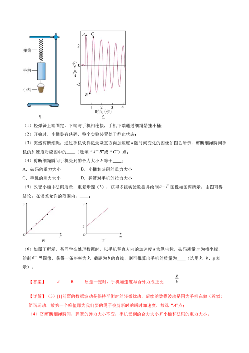 微专题五创新实验（讲义）（解析版）_03高考英语_2025年新高考资料_二轮复习_01高考语文等多个文件_上好课2025年高考物理二轮复习讲练测（新高考通用）