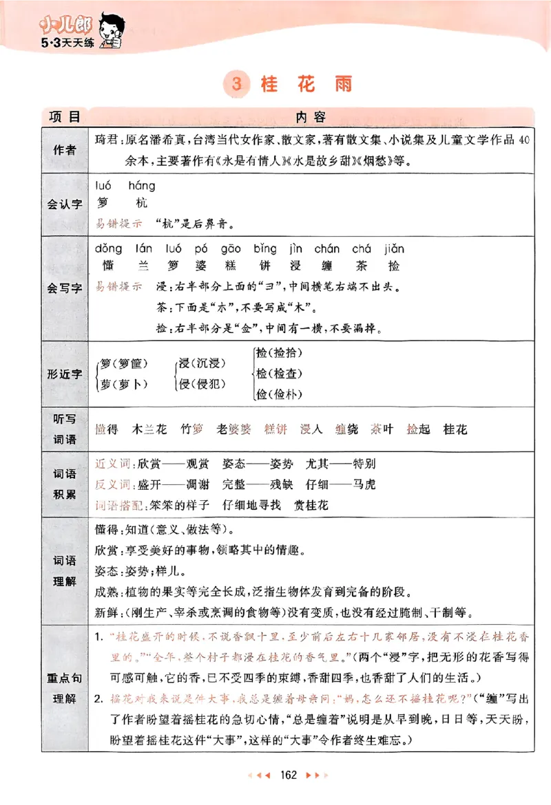 25秋53天天练课堂笔记五上_25秋53天天练语数1-6年级上册_53天天练语文25年上册1-6（主书+课堂笔记+测评卷）完整版