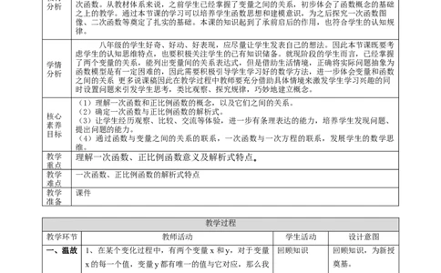 精2北师大版（2024）八年级数学上册第四章《一次函数》4.2认识一次函数（1）教学设计_北师大初中数学_8上-北师大版初中数学_初中数学北师大8上-2025秋季新版_第二套推荐25