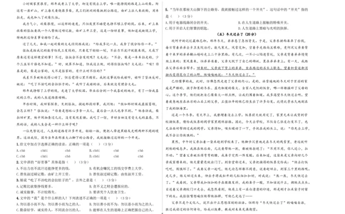 小升初模拟冲刺试卷（七）-2024-2025学年小升初模拟演练冲刺试卷A3版学生版_北京小升初全套文件_语文_2024年语文-秋季七年级入学分班考试模拟卷（全国通用）13（A3+A4-原卷+解析）