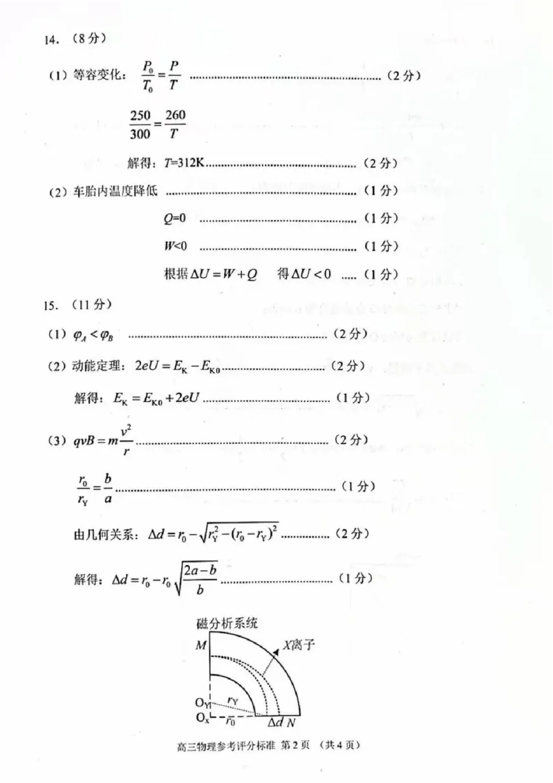 江苏省苏州市2025-2026学年高三上学期期末考试物理试卷（含答案）_全国高考模拟卷_2026年2月_260206江苏省苏州市2025-2026学年高三上学期期末考试（苏州零模）（全科）