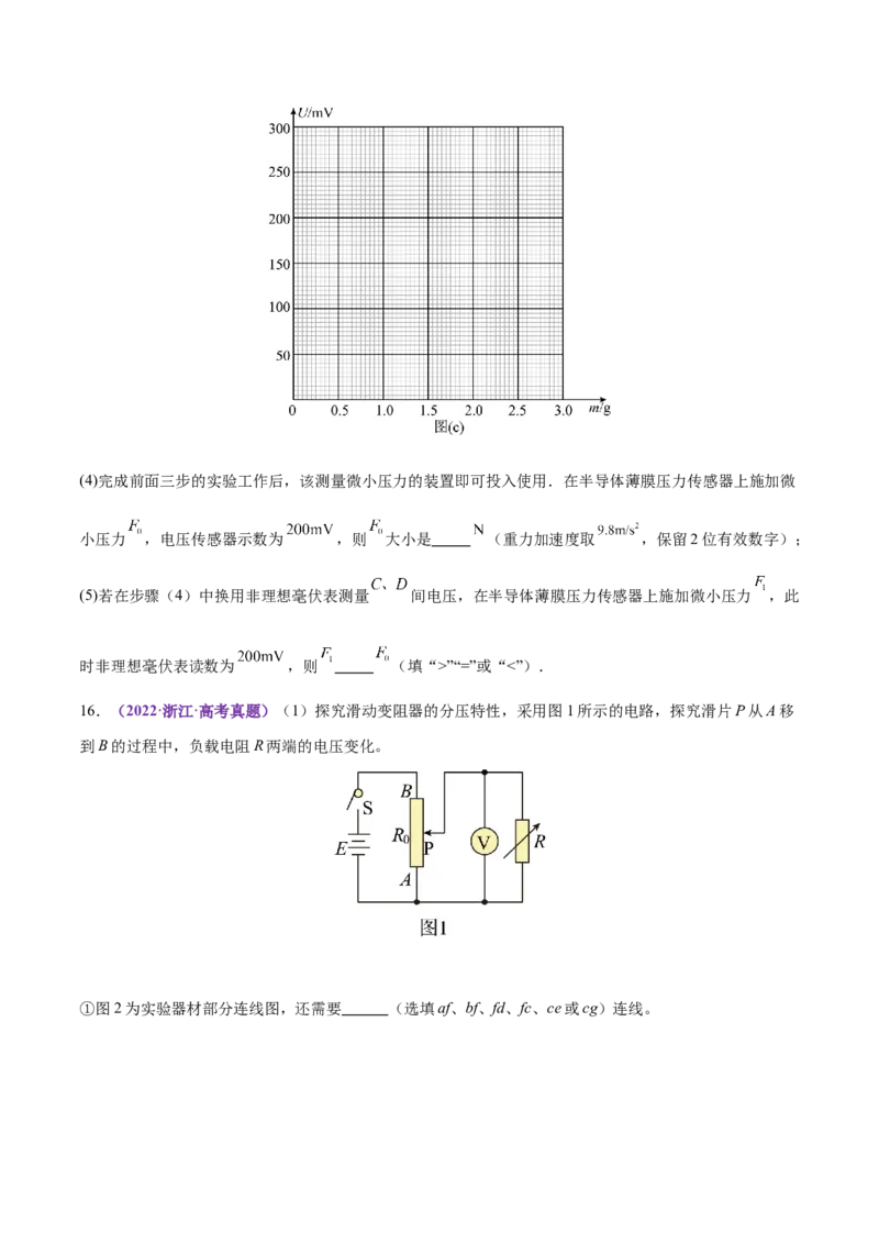 微专题五创新实验（练习）（原卷版）_03高考英语_2025年新高考资料_二轮复习_01高考语文等多个文件_上好课2025年高考物理二轮复习讲练测（新高考通用）