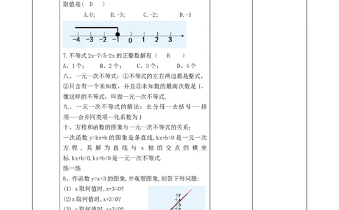 精9北师大版（2024）八下《不等式与不等式组》回顾与方式教学设计_北师大初中数学_8下-北师大版初中数学_2026春新版_第二套-东方