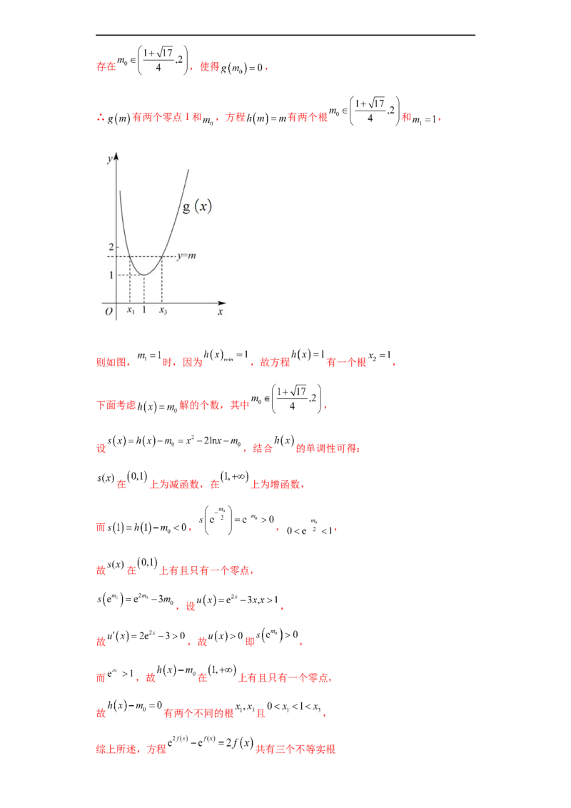 专题06首届新高考-导数大题综合-冲刺双一流之大题必刷备战2024年高考数学冲刺双一流之大题必刷满分冲刺（首届新高考江西、广西、贵州、甘肃专用）解析版_全国高考模拟卷