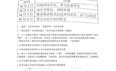 历史_07高考历史_历史高考模拟题_新高考_2023年_浙江省七彩阳光新高考研究联盟23届高三上学期返校联考历史含答案