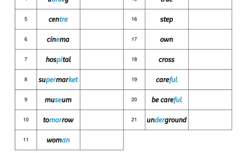Unit6英译中_小学教辅2026新版+暑假衔接_《小学英语单词默写表》_外研版（三起）_3-6年级上册_2025秋四年级上册新教材单词默写_Unit6