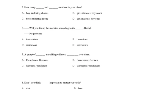 小升初英语各题型专项训练200题及答案_北京小升初全套文件_英语_赠送小升初英语专项训练
