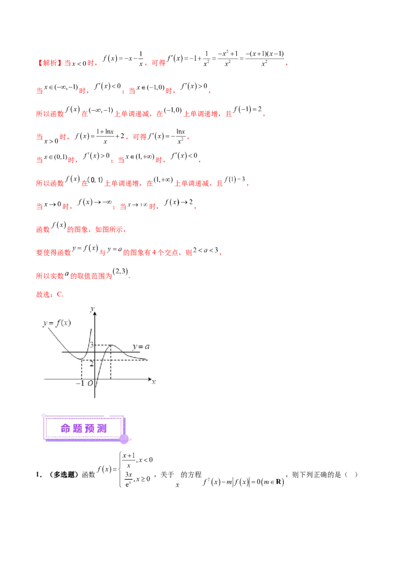 思想02融合数形结合思维以直观阐释数学关系（解析版）_2025年新高考资料_二轮复习_上好课2025年高考数学二轮复习讲练测（新高考通用）3379306