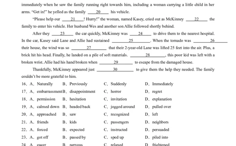 完形填空必练03（原题版）_03高考英语_2025年新高考资料_二轮复习_2025年高考英语二轮热点题型归纳与变式演练（新高考通用）340016860_第五部分题型必刷