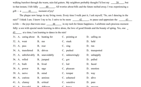 完形填空必练03（原题版）_03高考英语_2025年新高考资料_二轮复习_2025年高考英语二轮热点题型归纳与变式演练（新高考通用）340016860_第五部分题型必刷