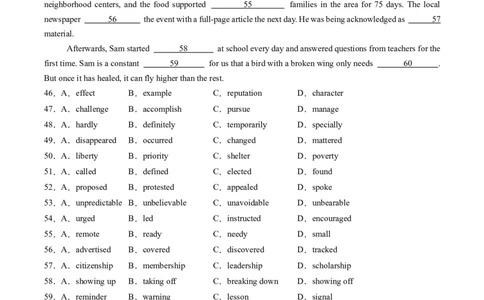 完形填空必练03（原题版）_03高考英语_2025年新高考资料_二轮复习_2025年高考英语二轮热点题型归纳与变式演练（新高考通用）340016860_第五部分题型必刷