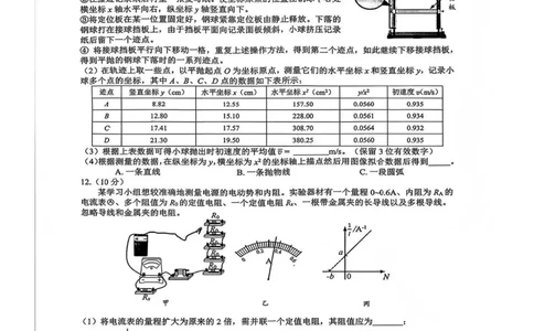 物理试题_全国高考模拟卷_2026年2月_260201四川省泸州市高2023级第二次教学质量诊断性考试（泸州二诊）（全科）