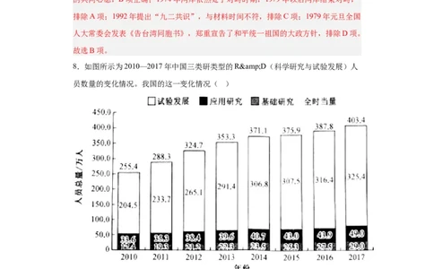 改革开放和社会主义现代化建设的巨大成就专项练习--2024届高三历史统编版二轮复习解析版_07高考历史_2024年新高考资料_2.2024二轮复习_2024届高三历史统编版二轮复习专项训练