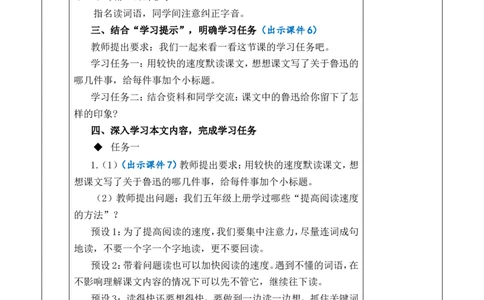 27我的伯父鲁迅先生优质版教案_25秋1-6年级语文上册课件教案_25秋统编版语文六年级上册_统编版语文六年级上册教学资源包（25秋七彩课堂）_8.第八单元_27我的伯父鲁迅先生_教案