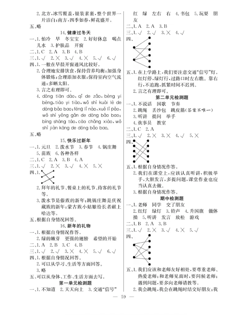 一年级道德与法治上册(1)_小学1-6年级常用的上册资源汇总_一年级上册资料