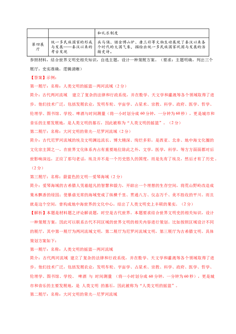 信息必刷卷04（16+4）（解析版）_07高考历史_2025年新高考资料_2025考前信息卷_2025年高考历史考前信息必刷卷（新高考通用）34445865