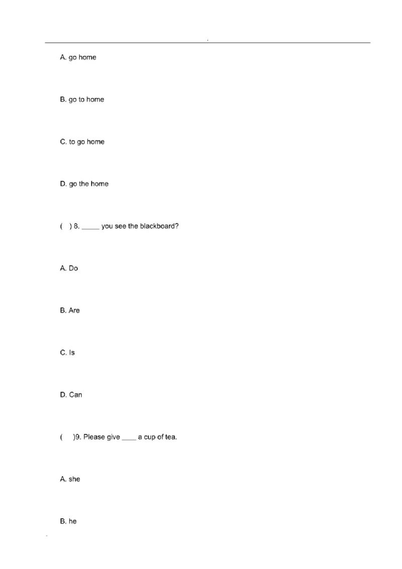 北京市重点中学小升初英语考试模拟试题及答案_北京小升初全套文件_英语